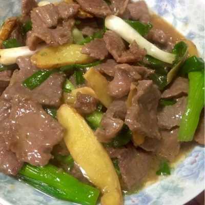 牛肉葱生姜（牛肉加葱）-图3